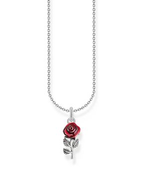 Thomas Sabo True Romance silver cold enamel ruusukaulakoru KE2219-664-10-L45V