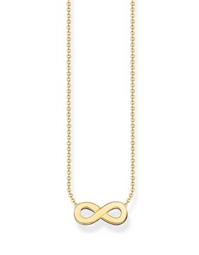 Thomas Sabo 18-karaatin kullattu infinity-kaulakoru KE2221-413-39-L45v
