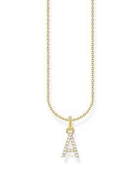 Thomas Sabo 18-karaatin kullattu kirjainkaulakoru