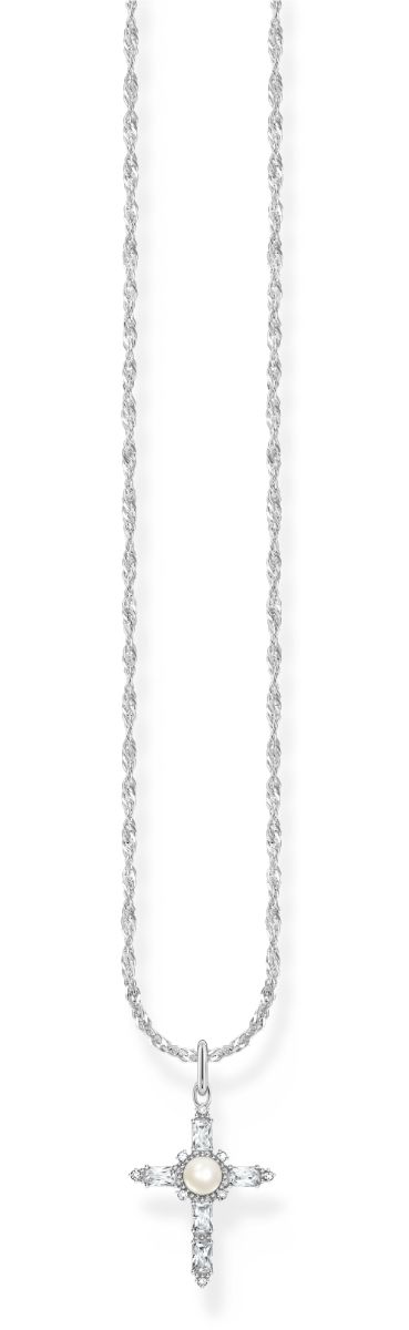 Thomas Sabo True Romance silver white cross Romance ristikaulakoru KE2296-167-14-L45V