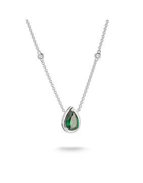 Thomas Sabo ELYNDRA vihreä hopeakaulakoru KE2331-166-6-L50V
