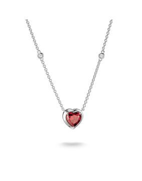 Thomas Sabo ELYNDRA hopeinen sydänkaulakoru KE2365-051-10-L50V