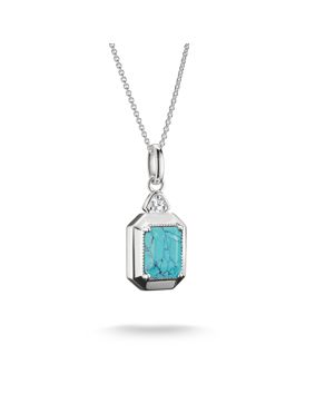 Thomas Sabo ELYNDRA turkoosi hopeakaulakoru KE2366-405-17-L45V