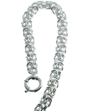 Hopeinen kuningaskaulaketju 11mm KING11/45