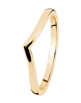 Kohinoor Tia kultainen sileä syleilijä sormus 013-405