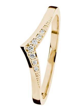Kohinoor Tia kultainen timanttisormus 033-452-05
