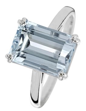 Kohinoor Juno akvamariinisormus 983A-617V