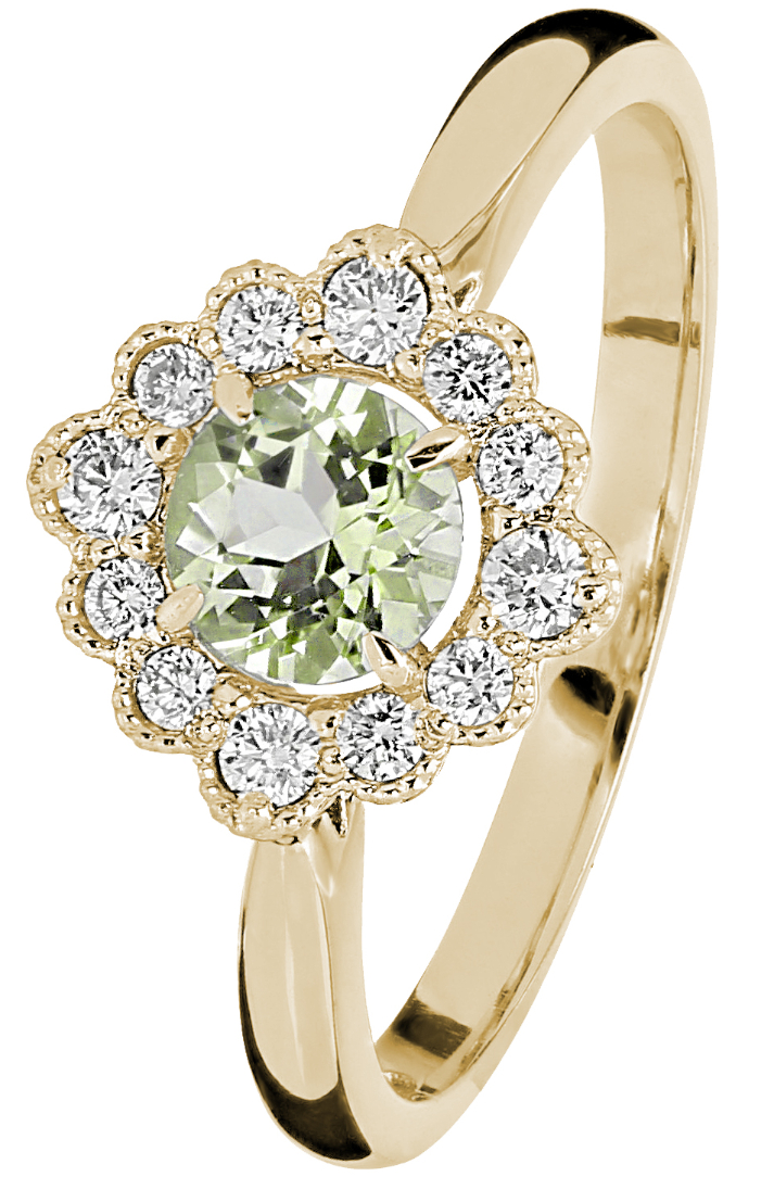 Kohinoor timantti-beryllisormus Bellis 033-616KB-16