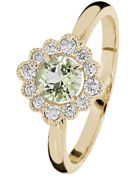 Kohinoor timantti-beryllisormus Bellis 033-616KB-16