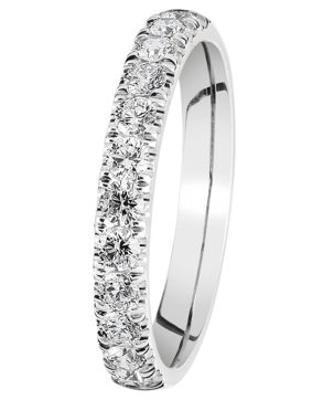 Kohinoor timanttisormus Vega valkokulta 033-445V-48