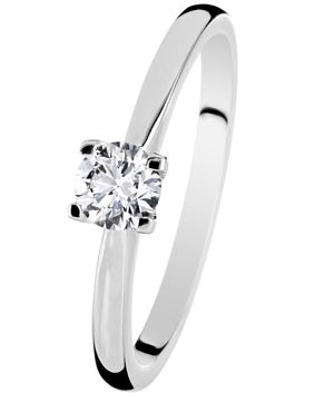 Kohinoor Mila timanttisormus valkokulta 033-450V-30