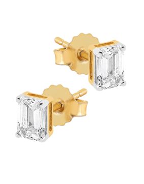 Midem Stockholm timanttikorvakorut 0,75ct keltakulta