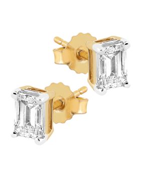 Midem Stockholm timanttikorvakorut 1,00ct keltakulta