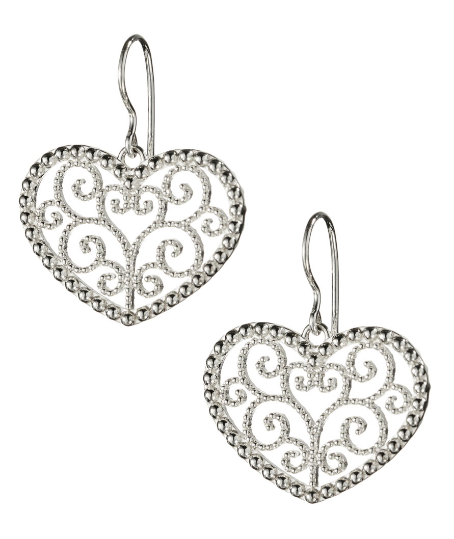 Lempikoru Sydämellinen isot koukkukorvakorut 3406400000