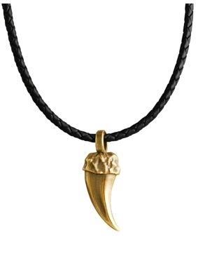 Lempikoru Vahva patinoitu pronssi-nahkakaulakoru iso 22 631 86 500