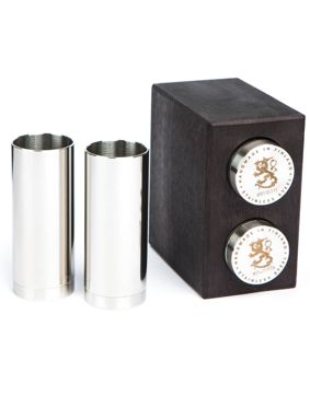 Ukko Schnapps 2 Leijona snapsilasit koivutukissa (21124)