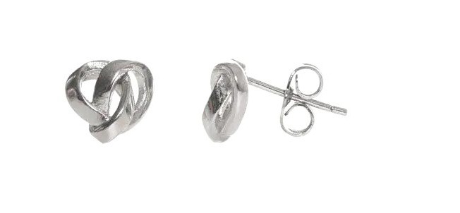 Hopeapuro Leimu korvakorut K890