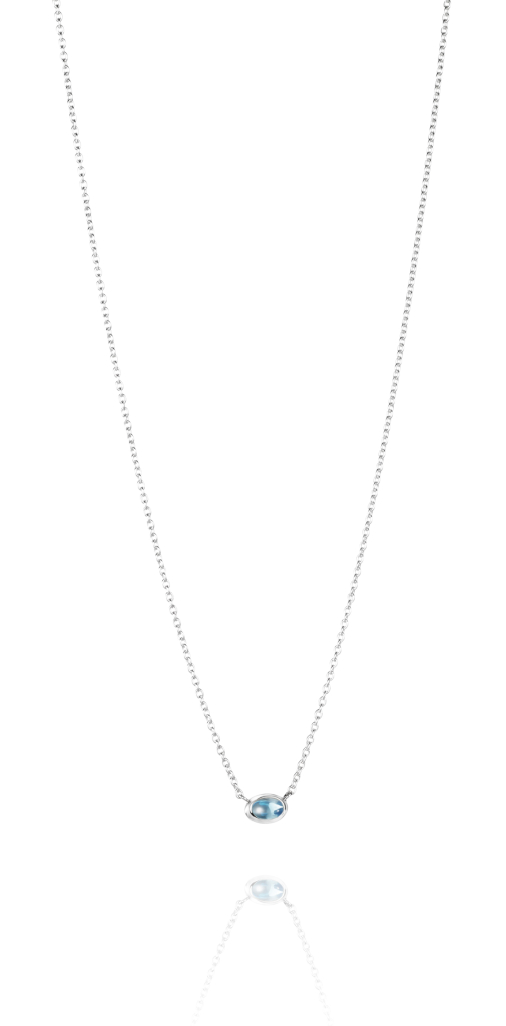 Efva Attling Love Bead kaulakoru silver topaz 10-100-01567-4245