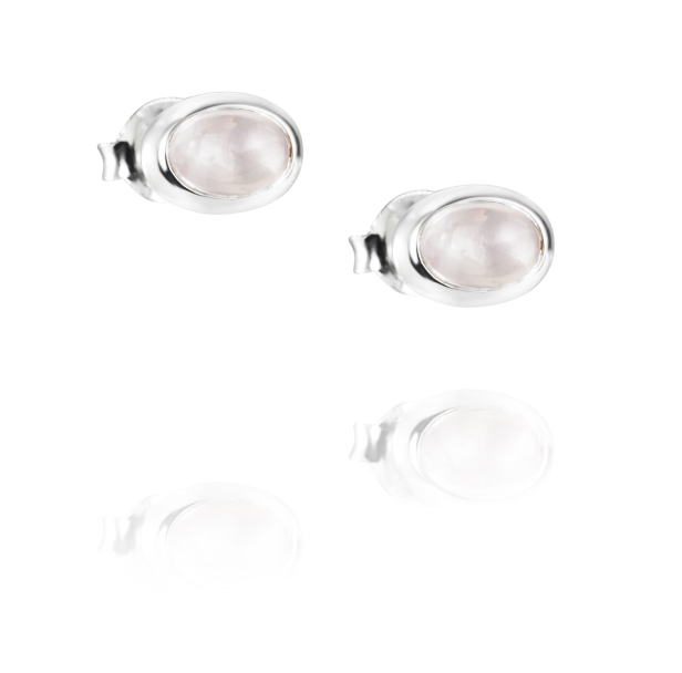 Efva Attling Love Bead korvakorut Silver Rose Quartz 12-100-01572-0000