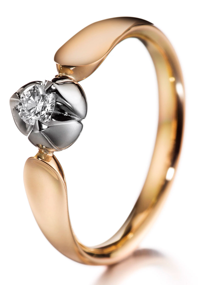 Lumoava Kullannuppu timanttisormus 726530000