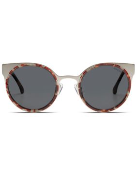 KOMONO Lulu steel White gold havana aurinkolasit