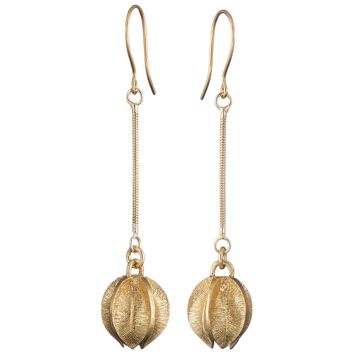 Kalevala Lumikukka ketjukorvakorut pronssi 3682141K