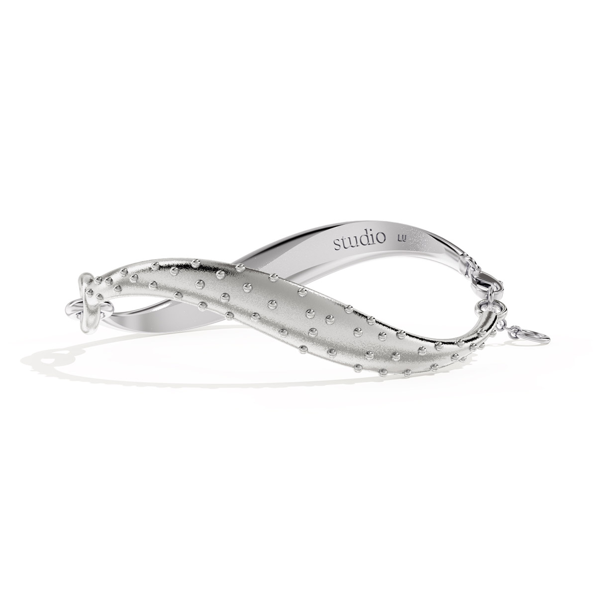 Lumoava Studio Drop Cosmic Wave rannekoru rodinoitua pronssia LS53260100000