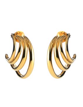 Lumoava Studio Drop kullattu korvarengas ON REPEAT LS64250210000