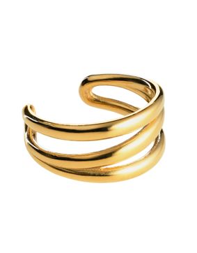 Lumoava Studio Drop kullattu sormus ON REPEAT LS62250200000