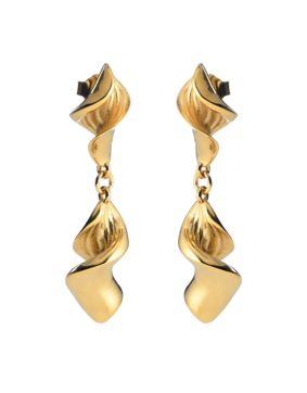 Lumoava Studio Mood kullatut korvakorut JUST SPIRALING LS64250130000