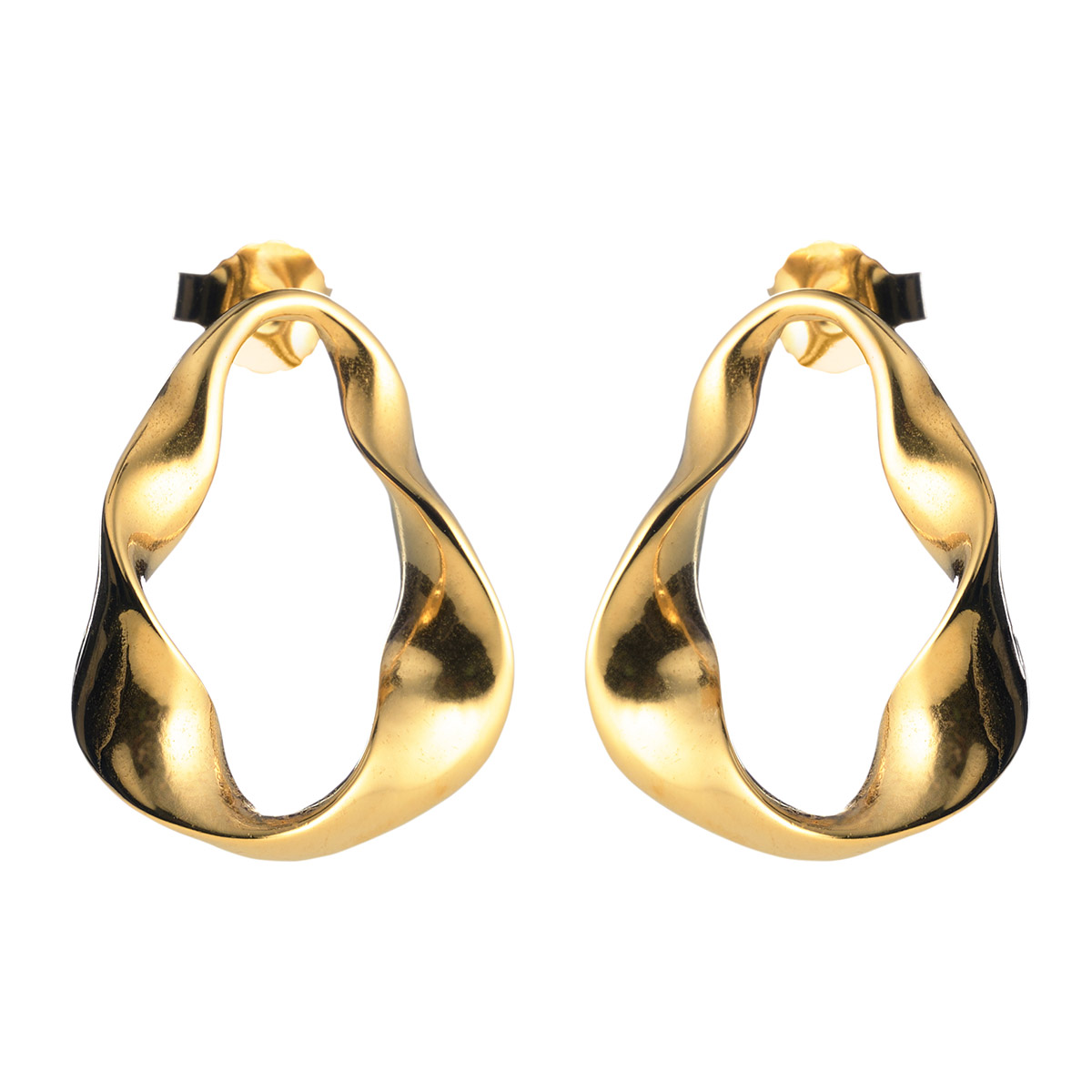 Lumoava Studio Mood kullatut korvakorut LOOP ME IN LS64250140000