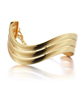 Lumoava Aaria keltakullattu rannerengas L63240900