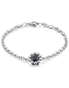 Lumoava Daisy rannekoru musta L53238160000