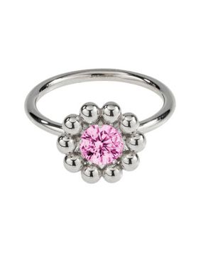 Lumoava Daisy pinkki sormus L52228150000