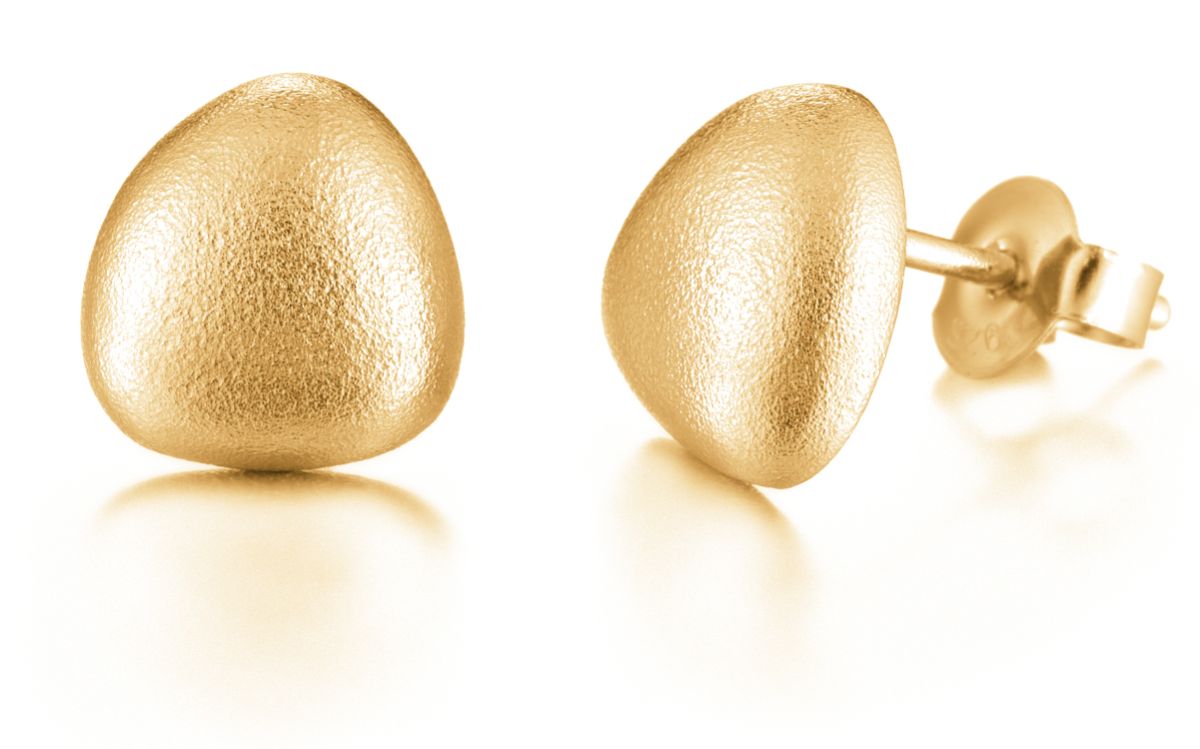 Lumoava Luoto keltakullatut korvakorut L64240700000