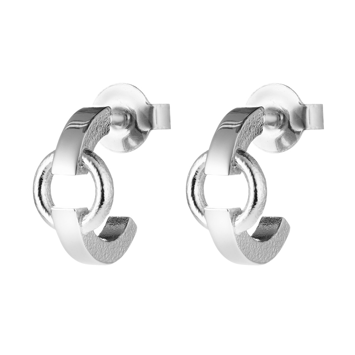 Lumoava Neo hopeiset korvarenkaat 11mm L54263400000