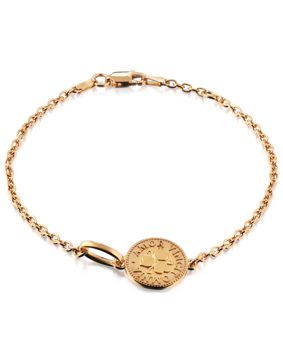 Lumoava Penny kullattu rannekoru L63251100000