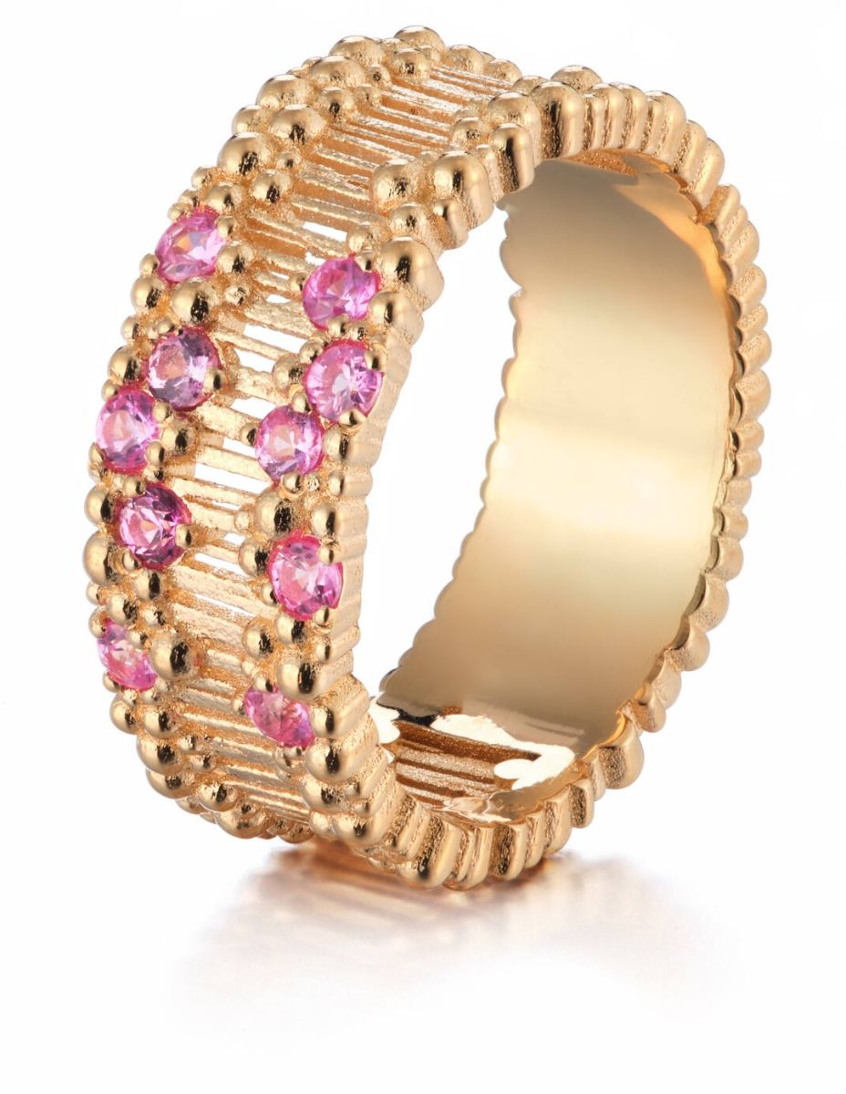 Lumoava Tiara keltakulta safiirisormus L72241450000