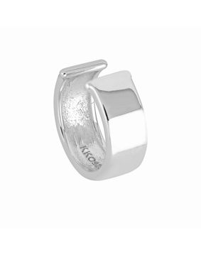 Lykken Casuals sileät earcuff-korvakorut hopea 9.5 mm