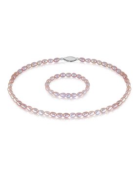 Lykken Pearls kastehelminauha vaaleanpunainen 30+10cm