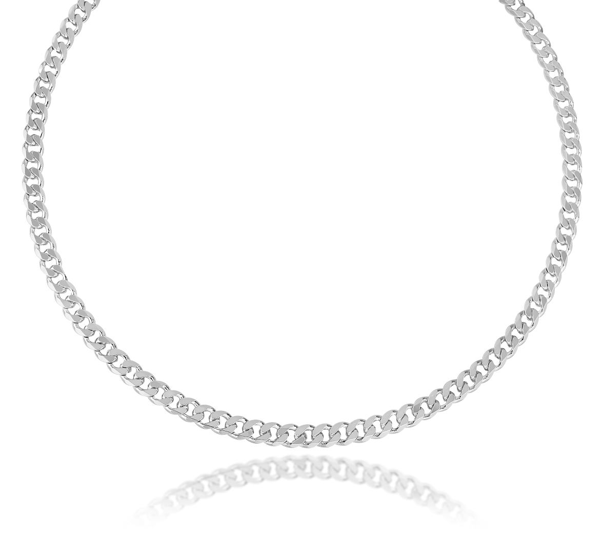 Lykka Basics hopeinen panssariketju 5,5 mm