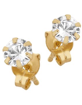 Lykka Casuals kultaiset korvakorut 4 mm