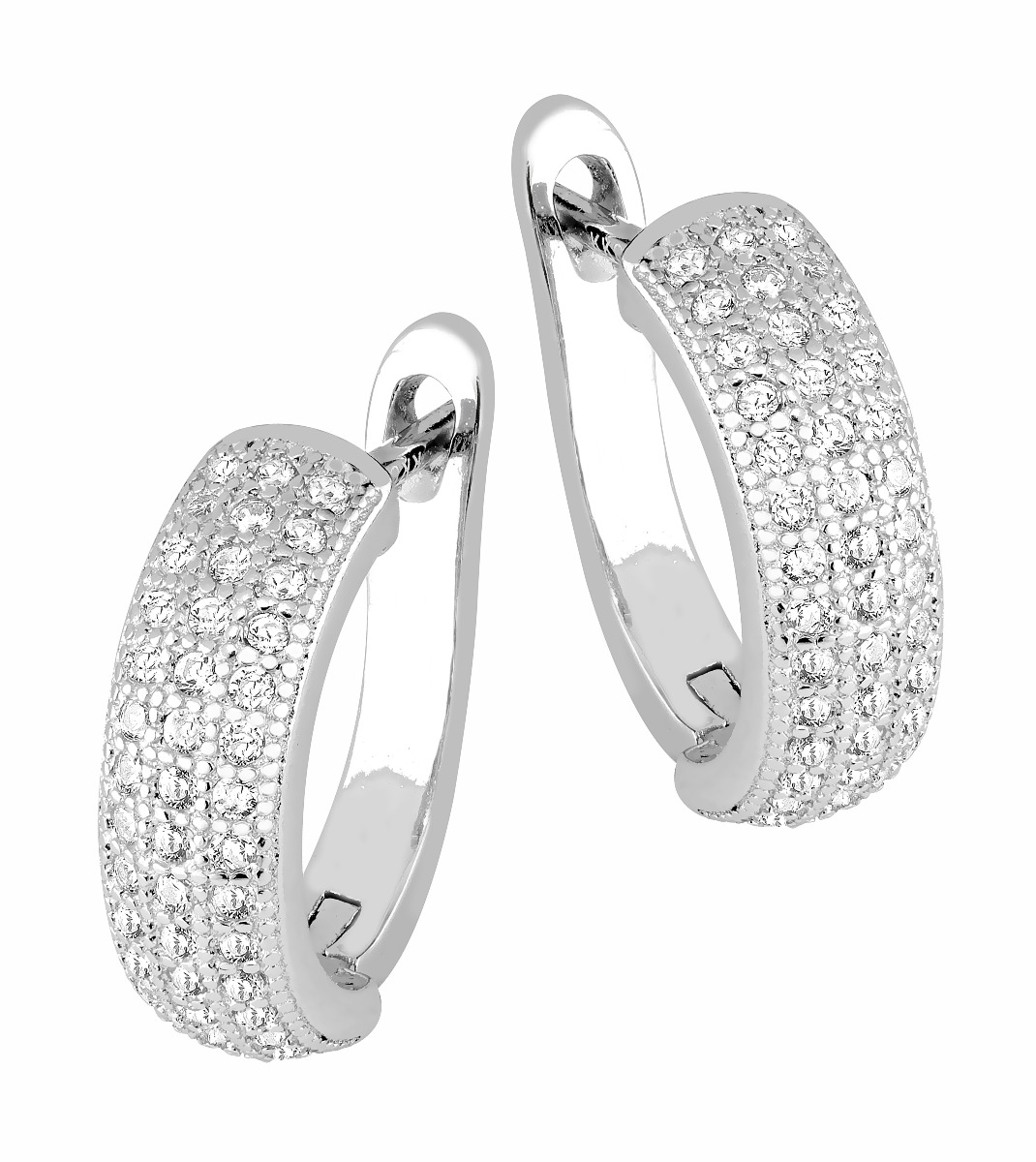 Lykka Casuals pavè huggie korvarenkaat