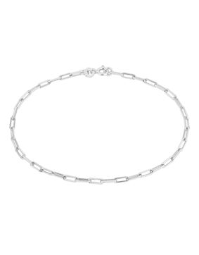 Lykken Basics hopeinen boyfriend ranneketju 2,8 mm