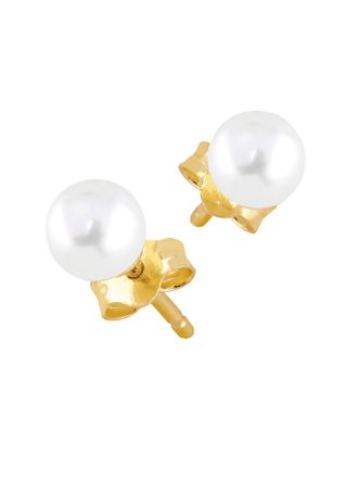 Lykka Pearls helmikorvakorut kullattu