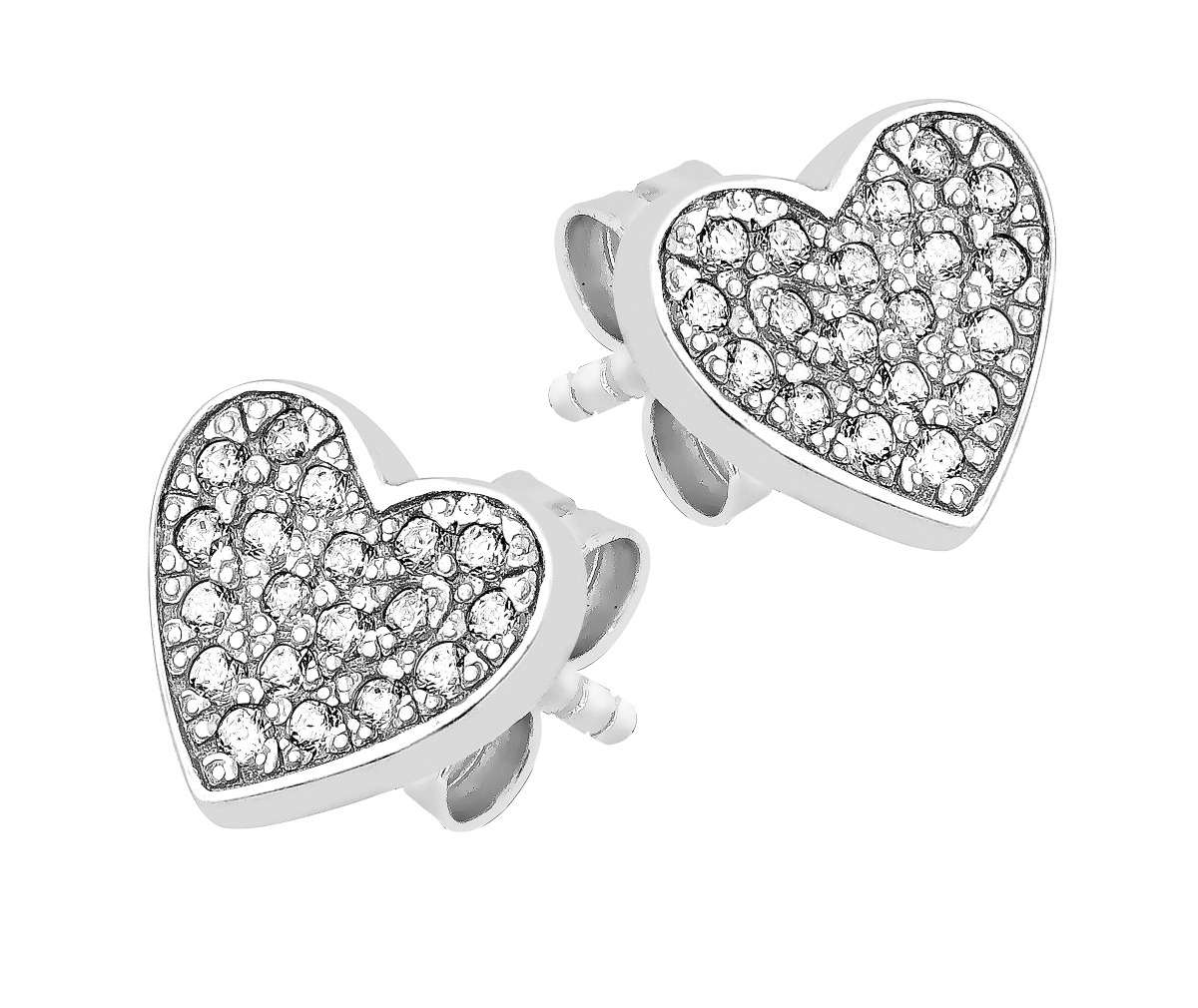 Lykka Hearts pave sydänkorvakorut