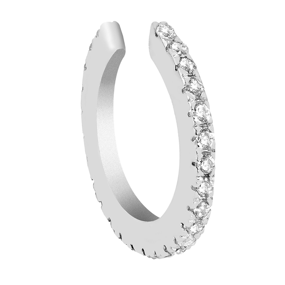 Lykka Casuals ear cuff korvakoru zirkonioilla 14mm 