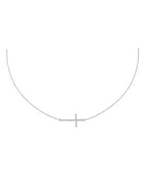 Lykka Crosses Risti hopeakaulakoru vaaka 45cm