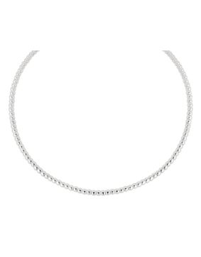 Lykka Casuals hopeahelmikaulakoru 4 mm 42 + 3 cm