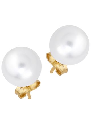 Lykka Pearls kultaiset tappikorvakorut helmi 8,5 mm